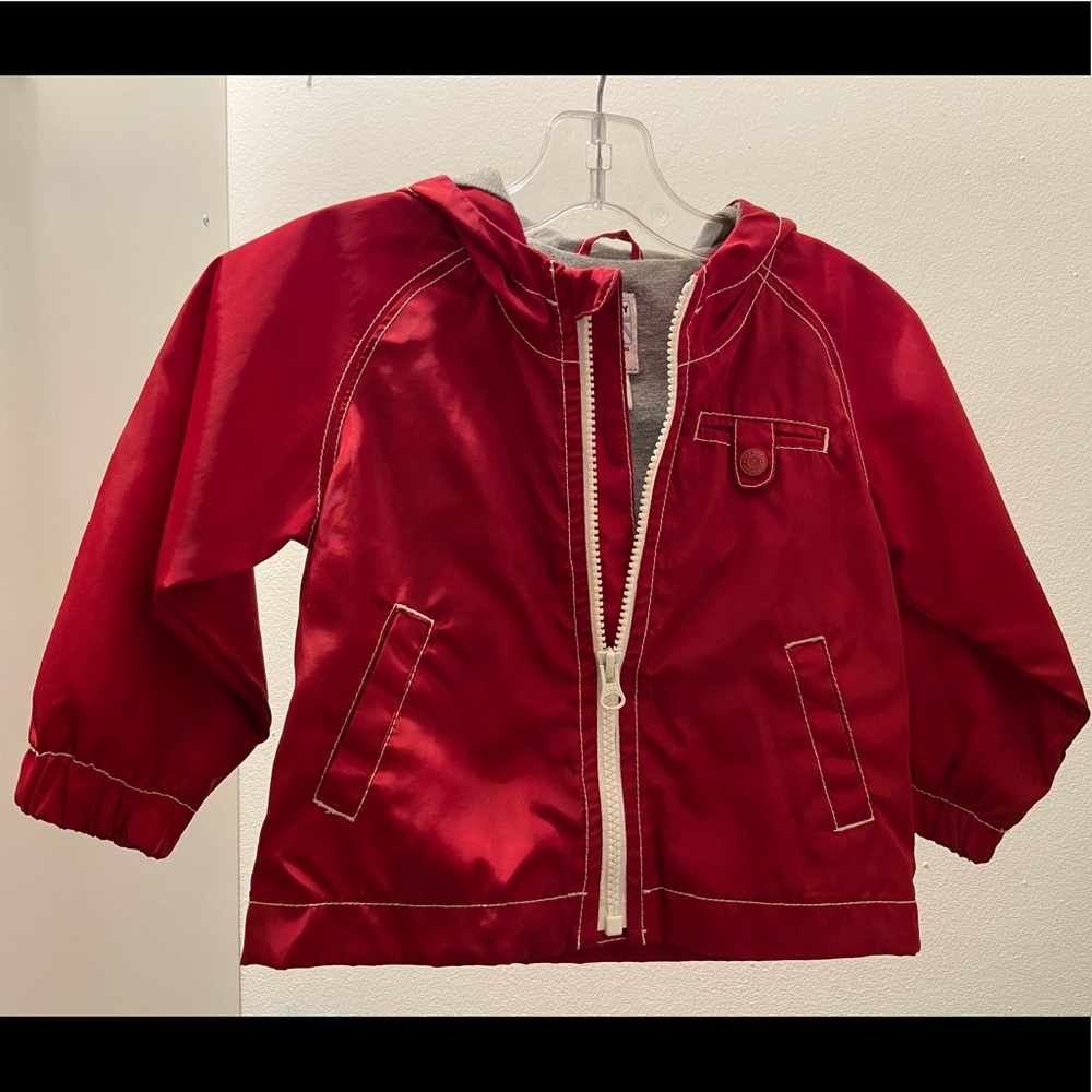 Old Navy lined windbreaker 18-24 months - Red